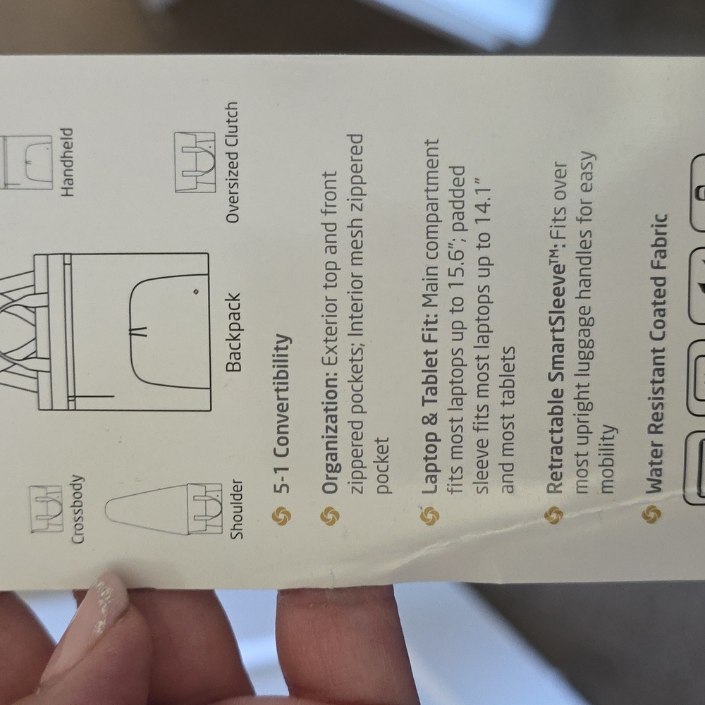 Samsonite Business Mobile Solution Convertible Ba… - image 7